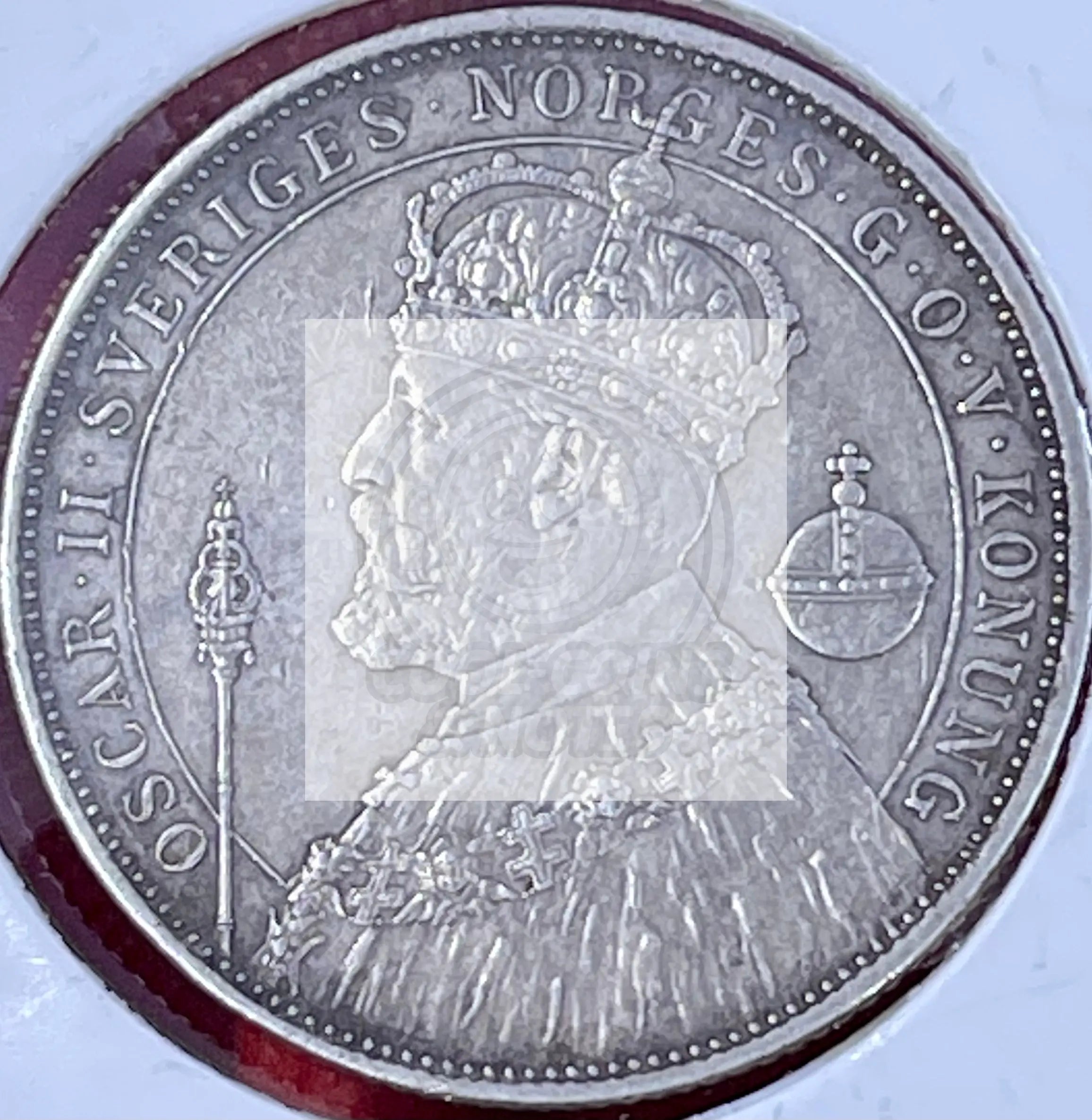 Sweden 1897 2 Kroner Silver Coin KM 762
Jubilee Commemorative - Cool Coins & Notes